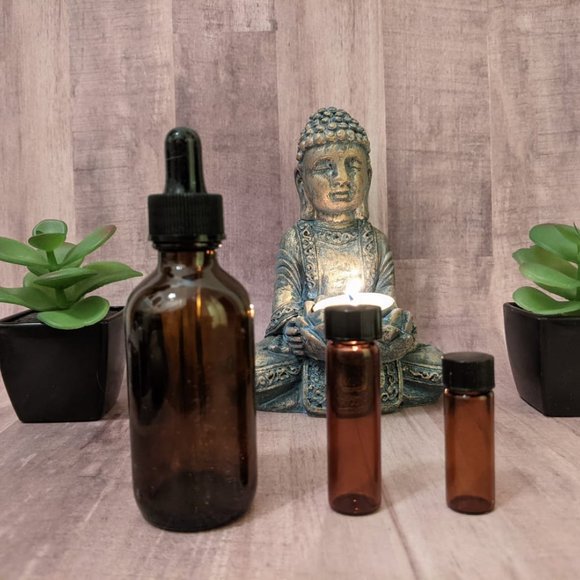 Aveda Shampure Spirit Oil in Amber Glass Vial w/Dropper Pure-Fume JUMBO 2 fl oz!